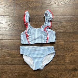 Cat & Jack Blue and Red Kids Swim Bikini